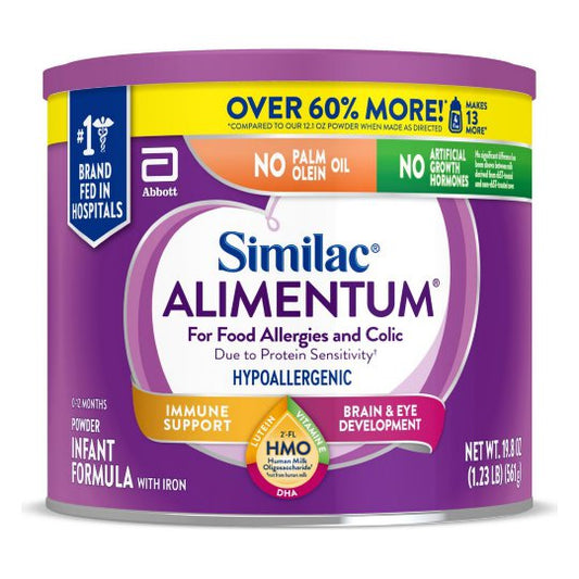 Similac Alimentum Hypoallergenic Infant Formula Powder (19.8 oz Can)
